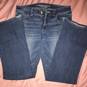American eagle boot cut jeans!